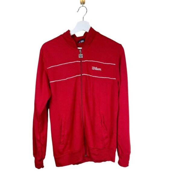 Wilson Retro Tennis Warm Up Jacket - Picture 1 of 8